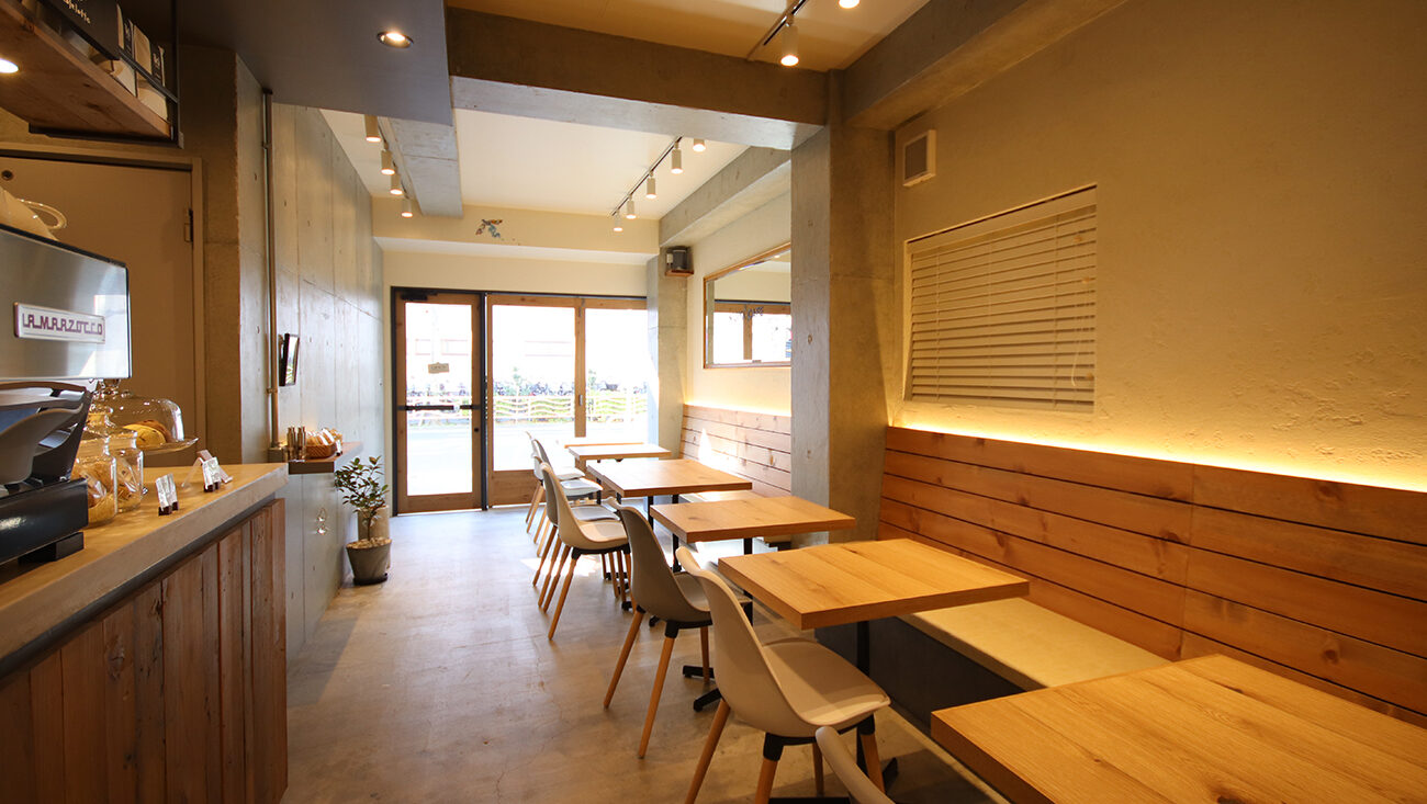 Nijiya Cafe ニジヤカフェ 実績紹介 店舗デザイン 住宅リノベーションのクロノバデザイン株式会社